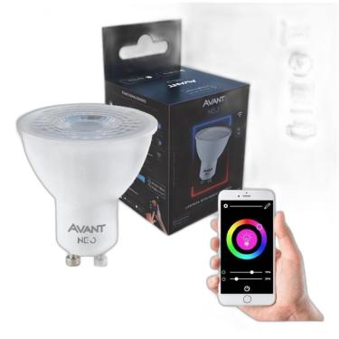Imagem de Lâmpada Dicróica Mr16 Avant Neo Gu10 Dimerizável Com Wifi