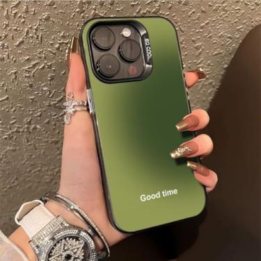 Imagem de MVVKKY Capa de celular prateada fosca com gradiente de luxo para Samsung S24 (para Samsung S24/5)