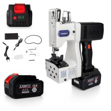 Imagem de Maquina sacaria portatil com bateria de 2600mah, com capacidade de 2 ~