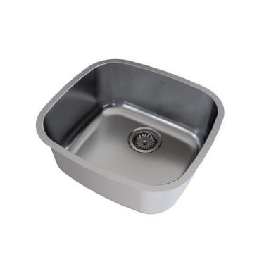 Imagem de Cuba de Embutir 46x42x22 Polido Invicta Docol Aço Inox