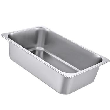 Imagem de Kit Com 9 Cubas Gn Gastronômicas Rechaud Buffet Inox 1 Por 3 x 150 mm 