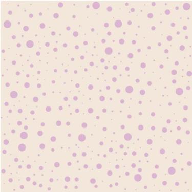 Imagem de Papel De Parede Infantil Bolinhas Lilás