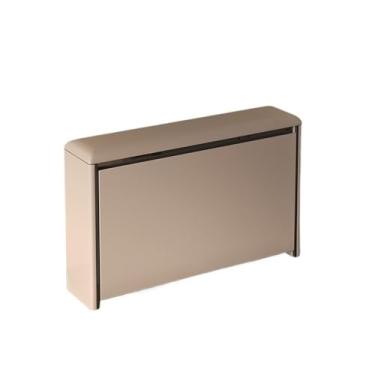 Imagem de Armários para sapatos com prateleiras para sapatos Banco de sapato ultra estreito 24 cm largura integrado com balde salto e entrada para