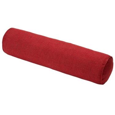 Imagem de SPXMQSS Almofada longa almofada cervical e pescoço almofadas cervicais para dormir redondo almofada ergonómica almofada dormir de lado profundo vermelho 20 x 120 cm