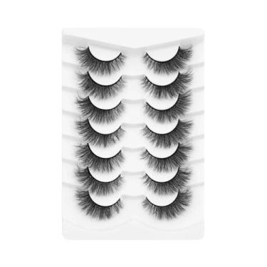 Imagem de Cílios Postiços De Vison Com Aparência Natural, Leves E Reutilizáveis 