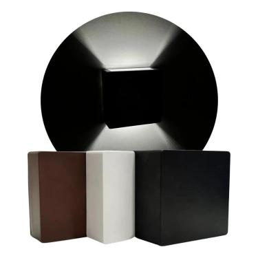 Imagem de 2X Arandela De Parede Lisa Slim Interna E Externa Muro Escad