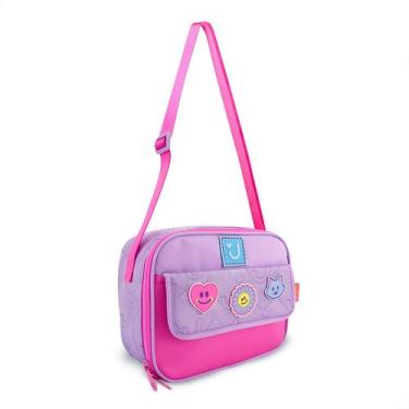 Imagem de Lancheira Térmica Juju Teófilo Oficial Infantil Escolar, Lilás