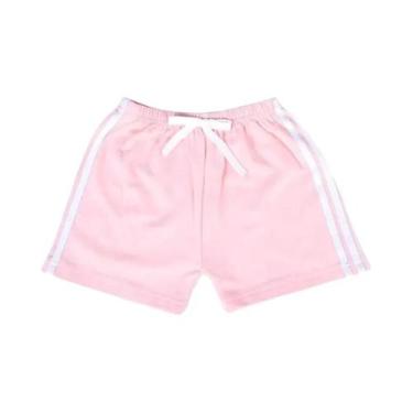 Imagem de Shorts De Verão Listrados De Algodão Para Meninas E Meninos, Calças De