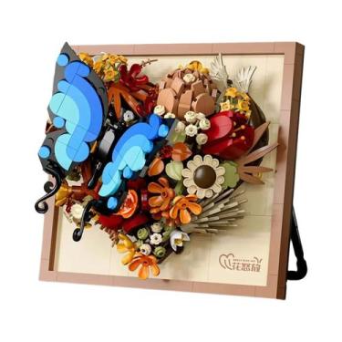 Imagem de Blocos De Montar 3D Para Quadro De Fotos, Mini Tijolos DIY, Brinquedo 