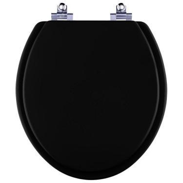 Imagem de Tampa De Vaso Com Amortecedor Preto Para Bacia Deca