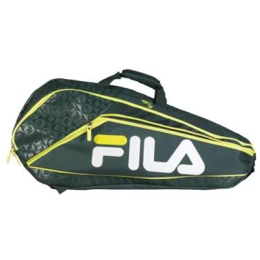 Imagem de Raqueteira Fila Champion 9R Verde e Amarelo