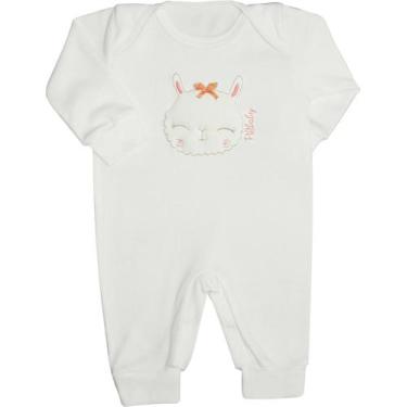 Imagem de Macacão bebê Feminino - PiliBaby, Cru, G