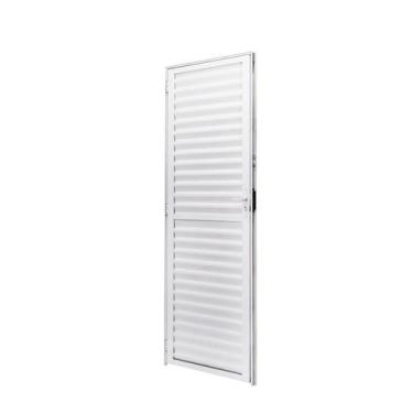 Imagem de Porta de Aluminio Palheta 210x70cm Batente 4cm Ultra Ramassol Abertura
