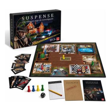 Imagem de Jogo de Tabuleiro Suspense Clássico Investigação descobrir Assassino -