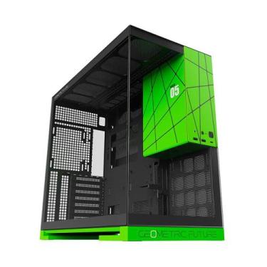 Imagem de Gabinete Gamer Geometric Future Nvidia Style Edição Limitada Sem Fans 