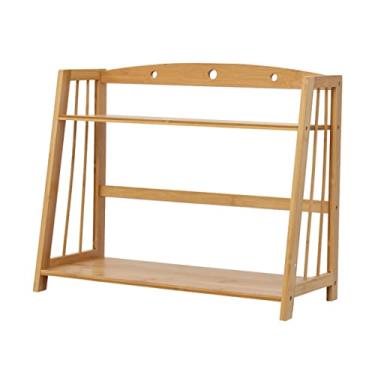 Imagem de KIZQYN Estante organizador de mesa rack de armazenamento de escritório prateleira de exibição de madeira rack de armazenamento de escritório pequena prateleira de livros moderna para estante de quarto (tamanho: 1)