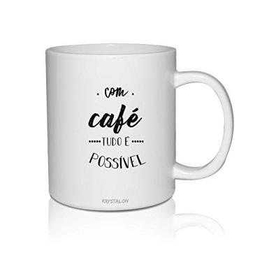 Imagem de Kit 2 Canecas Brancas Personalizadas para Home Office Com Café