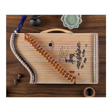 Imagem de Treinador de dedo Guzheng profissional portátil de 21 cordas para iniciantes Mini Guzheng, cítara chinesa tradicional (A)