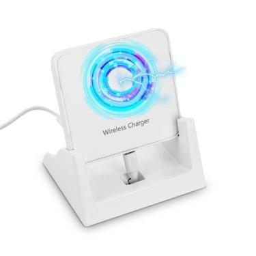 Imagem de Carregador por indução com suporte 10w QI charger com stand para celul