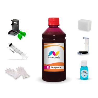 Imagem de Tinta Para HP D2560 60 - CC643WB Magenta 500ml Linha Platinum - Toner 