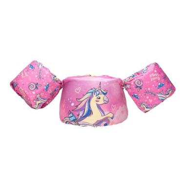 Imagem de Bóia Salva Vidas Infantil Não Fura Colete Confortável Novas Estampas -