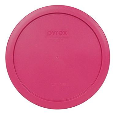 Imagem de Tampa de plástico redonda rosa fúcsia de 7 xícaras Pyrex 7402-PC, Fuschia Pink, 1