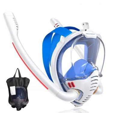 Imagem de Mascara Subaquática de de Mergulho Gold Sports Full Face Maui Double Snorkel-Unissex