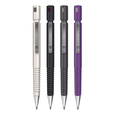 Imagem de KIT 4 Lapiseira TecnoCis 2.0mm Preta, Branca, Chumbo, Roxa