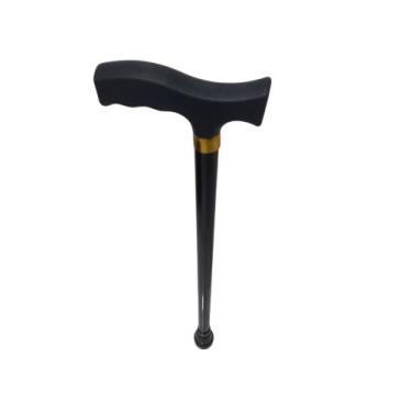 Imagem de Bengala Tipo T Com Regulagem Supermedy, Preto, 1m