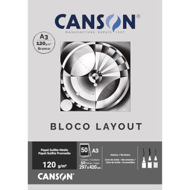 Imagem de Bloco Técnico A3 120g/m², Canson, 66667155, Layout, 50 Folhas