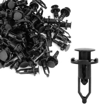 Imagem de INFINAUTO 100 peças de clipes automotivos tipo push-type rebites retentores de para-choque prendedores clipes Ref 52161-02020 para Toyota Stylish Design