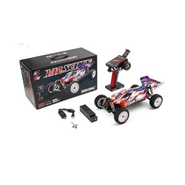 Imagem de WLtoys xks 124008 60KM/H RC Car With 3S Battery Professional 1:12 Racing Car 4WD Brushless Electric High Speed Drift Remote Control Toys-124008 1B(2000)