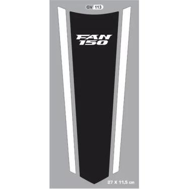 Imagem de Protetor Adesivo Tanque Gravata Cg Fan 150 Resinado - Resitank