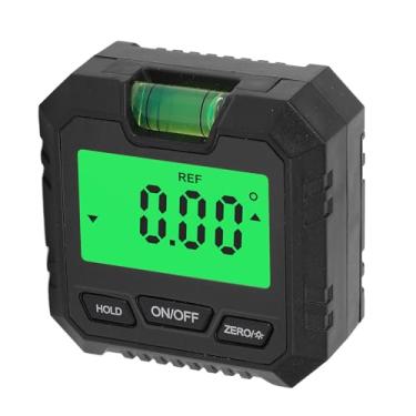 Imagem de Medidor de ângulo, base magnética digital com caixa de nível para manutenção de motocicletas automotivas (preto)