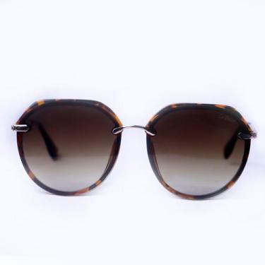 Imagem de Óculos de Sol Feminino Modelo Maite Lê Belle + Case +Flanela - Le Bell