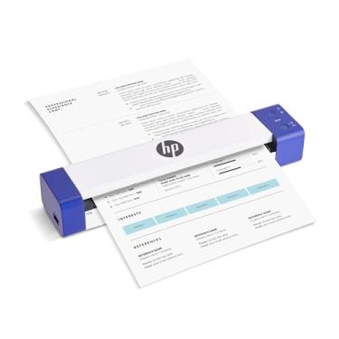 Imagem de HP Scanner de documentos móvel PS150 | Scanner digital compacto, portátil e sem fio com modo duplex para casa e escritório | recarregável, USB e Wi-Fi, compatível com PC, laptop e smartphone Mac e