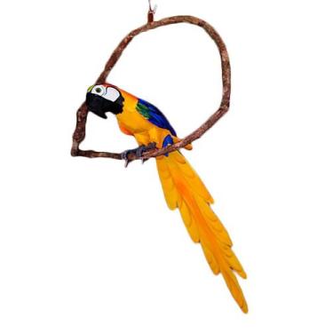 Imagem de Arara Canindé de Madeira - Felipe Nery Artesanatos