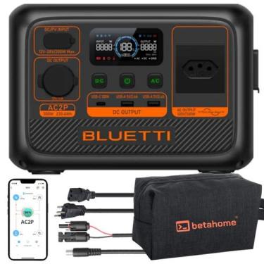 Imagem de Estação de Energia Portátil Bluetti AC2P 300W 230Wh Solar Potente Leve