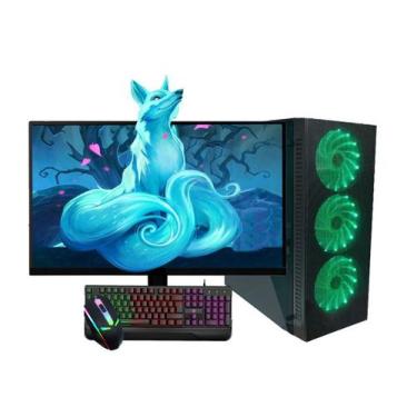 Imagem de Computador intel 8gb ram hd 500gb c/ monitor teclado e mouse - Ouzze