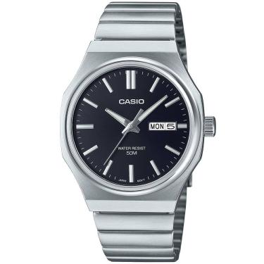 Imagem de Relógio CASIO masculino analógico prata MTP-E735D-1AVDF
