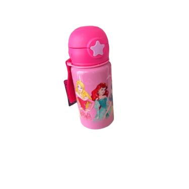 Imagem de Garrafa Rosa com Canudo - Disney Princesas HONGYAO