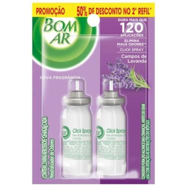 Imagem de Bom Ar Aromatizador Click Spray Refil na 2ª Unidade Campos de Lavanda