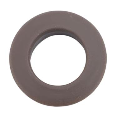 Imagem de Haofy Substituição de Botão de Trava Porta 39978890 Substituição para S80 V70 S60 XC70 Com Fibra de Carbono Real Tampa de Trava de Porta de Carro para Carregador 2011 2023 (BROWN)