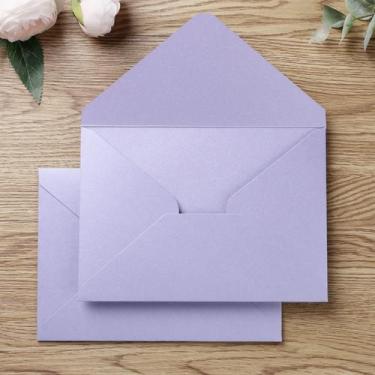 Imagem de Envelopes Ponatia Sparkle Lilac A7 13,4 x 19 cm, pacote com 50