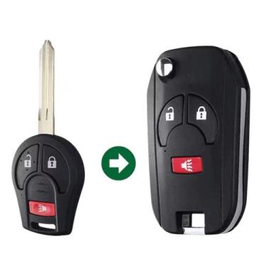 Imagem de Chave Canivete Adaptação Nissan March Livina 3B - Marca