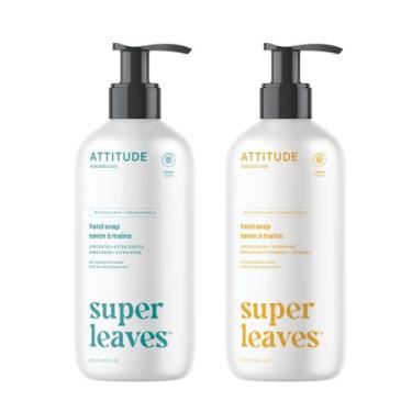 Imagem de Sabonete líquido para mãos ATTITUDE Lemon Leaves 500mL + sem perfume