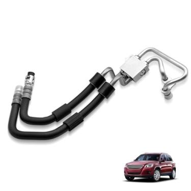 Imagem de 5N0317027B Substituição do conjunto da válvula de temperatura da linha do refrigerador de óleo de transmissão para Tiguan 2008-2011 Caixa de engrenagens automática de 6 velocidades AQ450 substitui