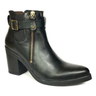 Imagem de Bota Perlatto Milão em Couro MIL7007 Preta-Feminino