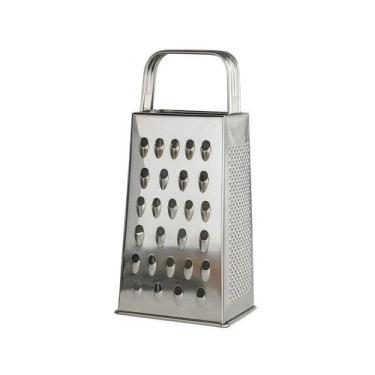 Imagem de Ralador Quatro Faces Em Aço Inox 18Cm Com Alça Para Segurar - Thika