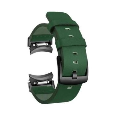 Imagem de Pulseira De Couro De 40 44mm Para Samsung Galaxy Watch 7 6 5 4 Com Fec